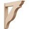 Ekena Millwork 7 1/2-in W x 36-in D x 40-in H Funston Trad Rough Cedar Woodgrain TimberThane Outlooker, Primed Tan OUTUR075X36X40FST04RCPR - alternate 1